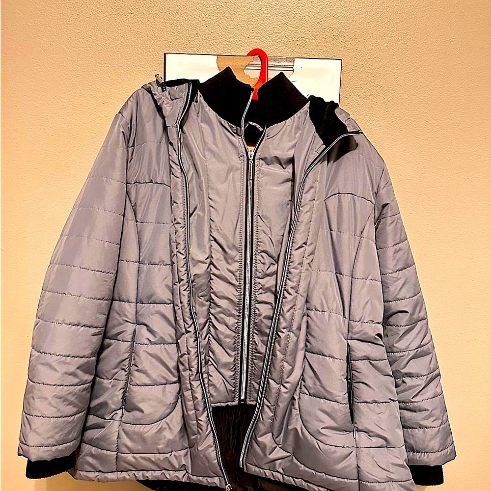 Men’s Puffer Jacket - Double zip 
Size 2X